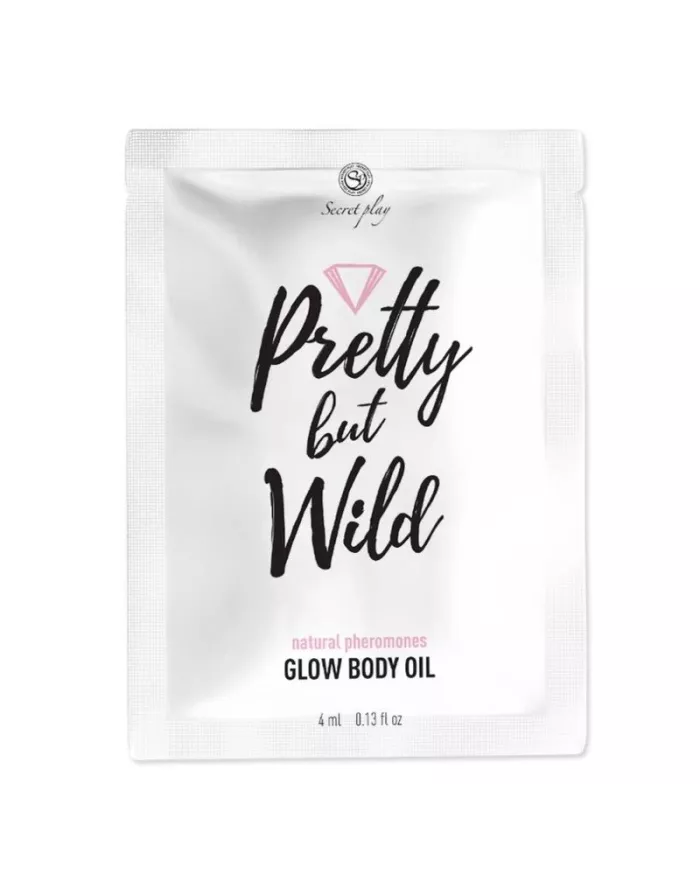 SECRETPLAY - SACHET D''HUILE POUR LE CORPS PRETTY BUT WILD GLOW
