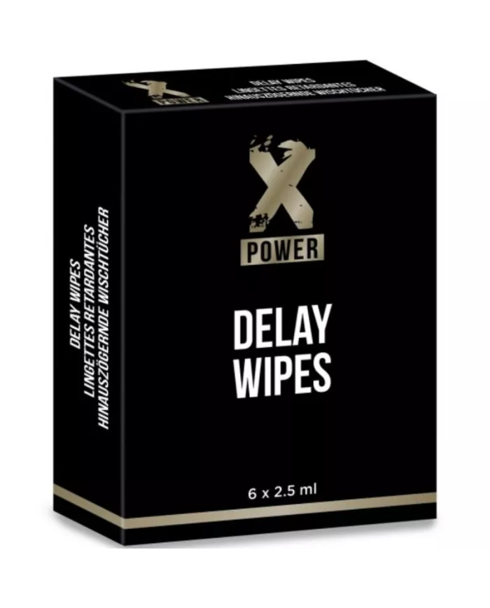 X POWER - LINGETTES DELAY 6 UNITÉS
