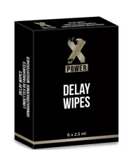X POWER - LINGETTES DELAY 6 UNITÉS X POWER - LINGETTES DELAY 6 UNITÉS