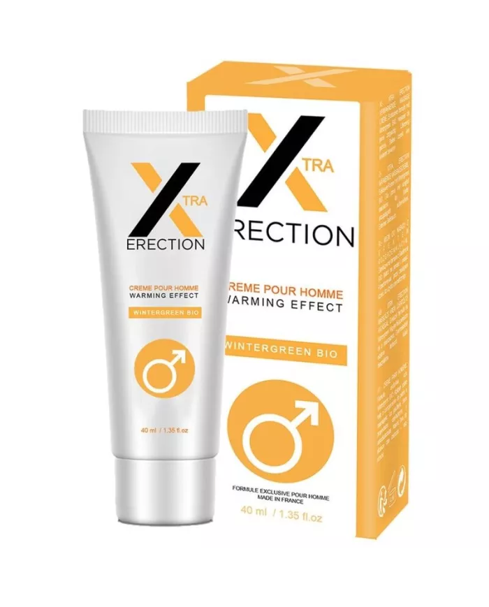 RUF - X ERECTION CRÈME DÉRECTION EFFET CHALEUR 40 ML RUF - X ERECTION CRÈME DÉRECTION EFFET CHALEUR 40 ML