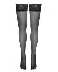 Bas autofixants noir Hold up 3 - Cotelli Legwear