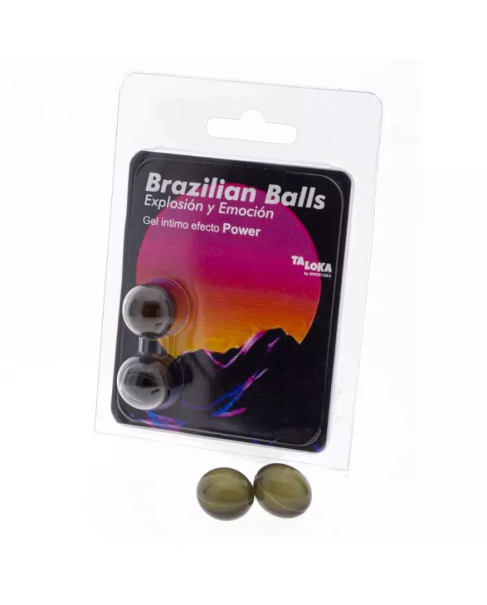 TALOKA - 2 BALLES BRÉSILIENNES GEL EXCITANANT EFFET PUISSANT