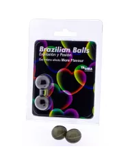 TALOKA - 2 BOULES BRÉSILIENNES PLUS DEFFET DE SAVEUR GEL EXCITANT