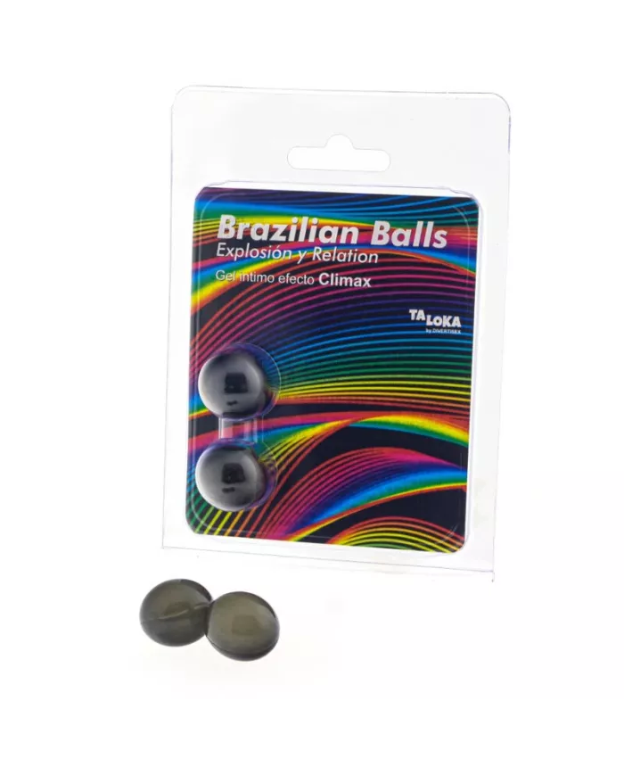 TALOKA - 2 BOULES BRÉSILIENNES GEL EXCITANT EFFET CLIMAX