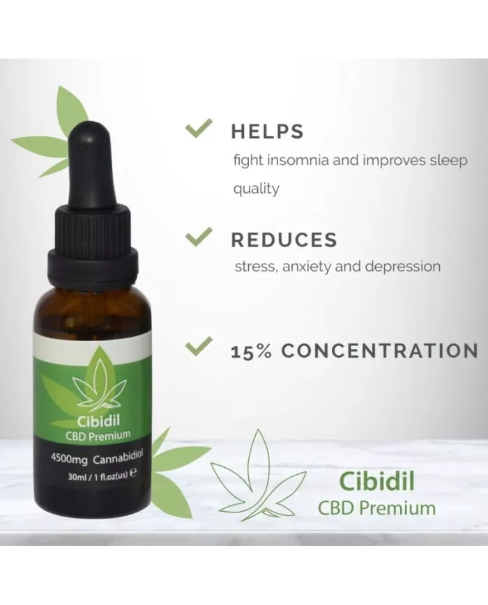 500 COSMETICS - CIBIDIL HUILE DE CBD RELAXANTE 15 % 30 ML