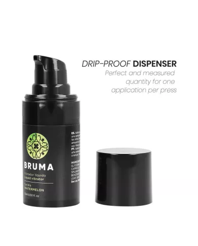 BRUMA - VIBRATEUR LIQUIDE ULTRA GLISSANT Pastèque 15 ML