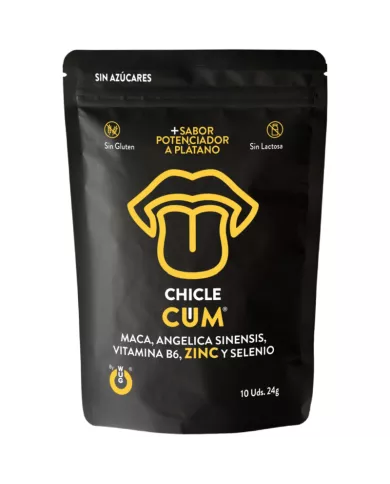 WUG SEX SENSE - CUM AUGMENTATION DE L''ÉJACULATION GOMME ET SPERME SAVEUR BANANE 10 UNITÉS WUG SEX SENSE - CUM AUGMENTATION DE L''ÉJACULATION GOMME ET SPERME SAVEUR BANANE 10 UNITÉS