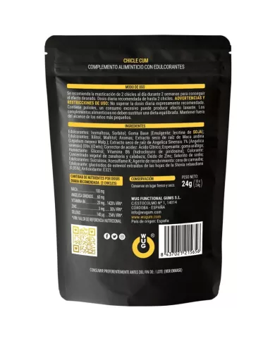 WUG SEX SENSE - CUM AUGMENTATION DE L''ÉJACULATION GOMME ET SPERME SAVEUR BANANE 10 UNITÉS