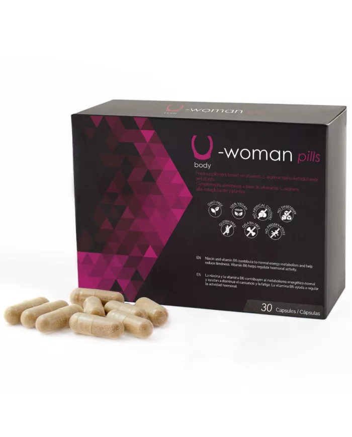 500 COSMETICS - U-WOMAN AUGMENTE LA LIBIDO FEMININE - 30 CAPSULES
