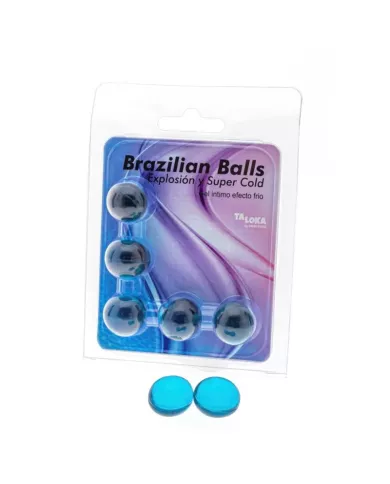 TALOKA - 5 BOULES BRÉSILIENNES GEL EXCITANT EFFET FROID TALOKA - 5 BOULES BRÉSILIENNES GEL EXCITANT EFFET FROID