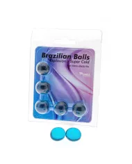 TALOKA - 5 BOULES BRÉSILIENNES GEL EXCITANT EFFET FROID TALOKA - 5 BOULES BRÉSILIENNES GEL EXCITANT EFFET FROID