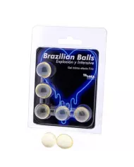 TALOKA - 5 BALLES BRÉSILIENNES GEL EXCITANT EFFET FROID & VIBRATION TALOKA - 5 BALLES BRÉSILIENNES GEL EXCITANT EFFET FROID & VIBRATION
