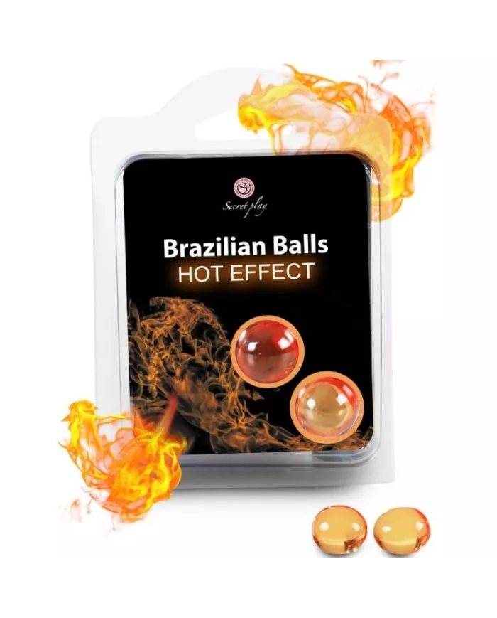 SECRETPLAY - BALLES BRÉSILIENNES EFFET CHAUFFANT 2 UNITÉS SECRETPLAY - BALLES BRÉSILIENNES EFFET CHAUFFANT 2 UNITÉS