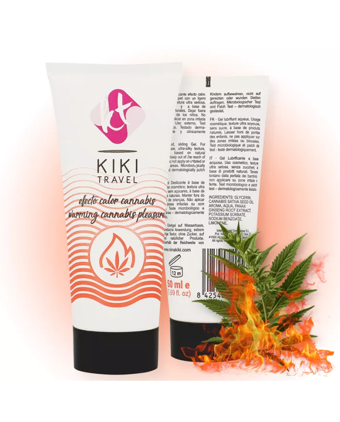 KIKÍ TRAVEL - CANNABIS LUBRIFIANT EFFET CHAUD 50 ML