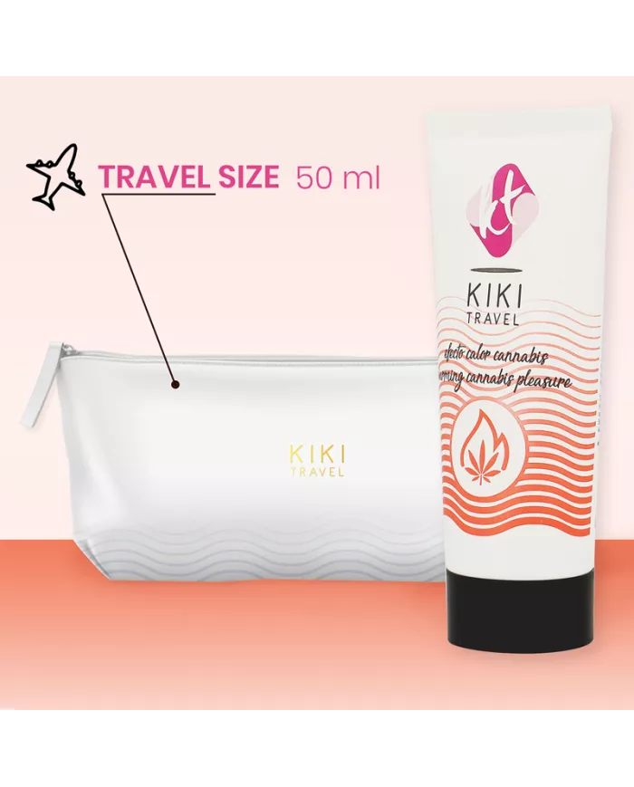 KIKÍ TRAVEL - CANNABIS LUBRIFIANT EFFET CHAUD 50 ML