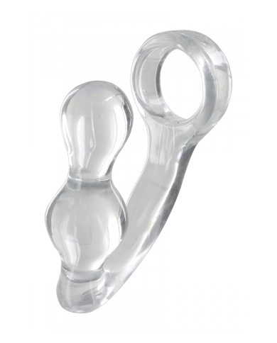Stimulateur de prostate et cockring transparent