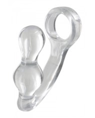 Stimulateur de prostate et cockring transparent