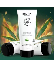 BRUMA - HUILE DE GRAINES DE SATIVA GEL GLISSANT RÉCHAUFFANT SAVEUR DE CANNABIS 100 ML