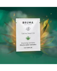 BRUMA - HUILE DE GRAINES DE SATIVA GEL GLISSANT RÉCHAUFFANT SAVEUR DE CANNABIS 6 ML