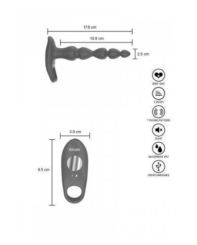 Vibro pour double pénétration Elixer