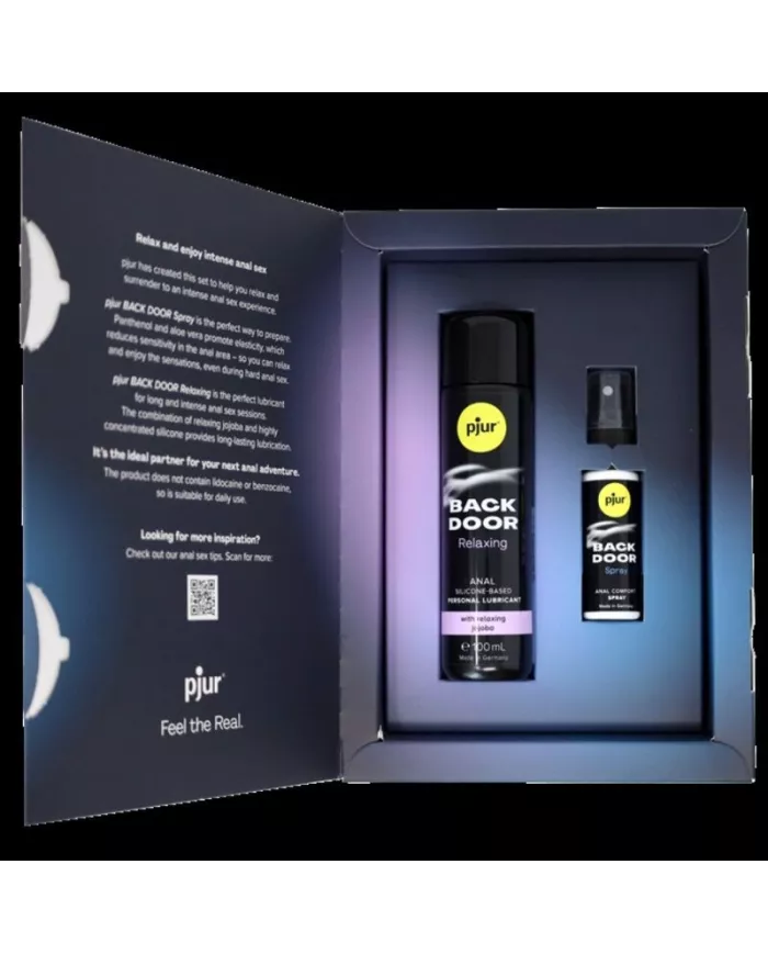 PJUR - BACK DOOR ENSEMBLE DE LUBRIFIANT ANAL ET SPRAY
