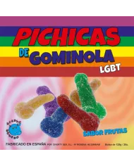 PRIDE - FRUITS DE PÉNIS GUMMY AVEC SUCRE LGBT
