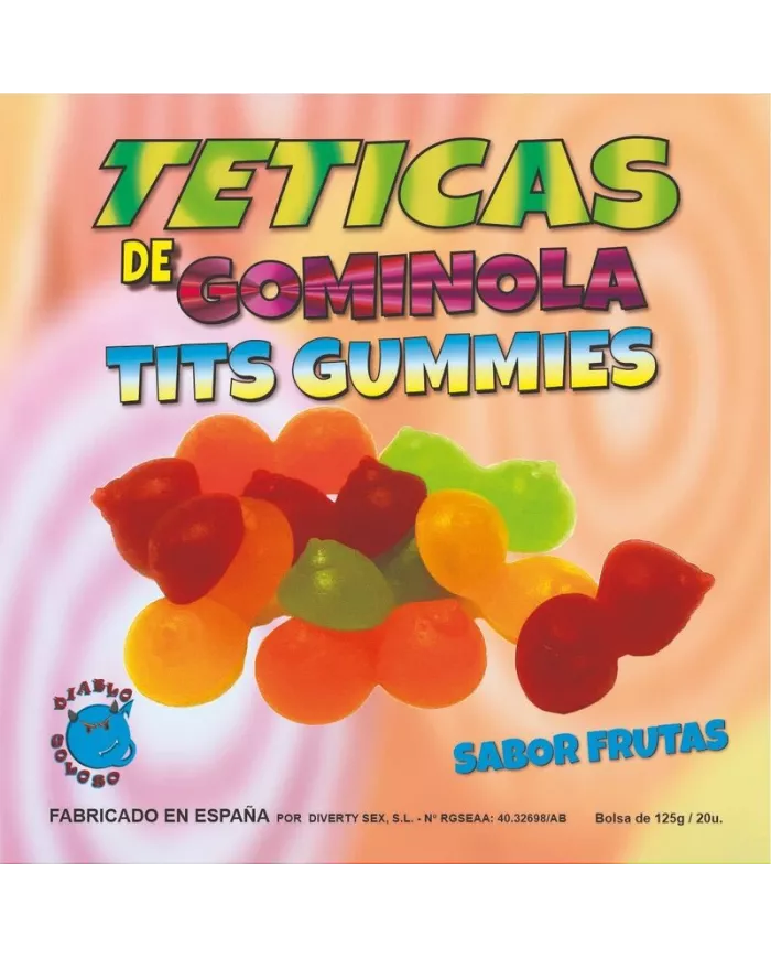 DIABLO GOLOSO - TÉTINES GOMMEUSES BRILLANTES ASSORTIES
