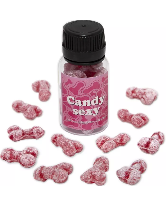 DIABLO PICANTE - CANDY SEXY POT DE 12 GOMMES AU GOÛT FRAISE-CERISE