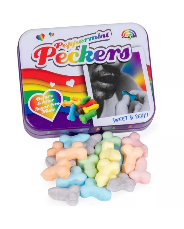 SPENCER & FLEETWOOD - BONBON ARC-EN-CIEL À LA MENTHE PECKERS