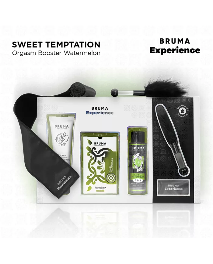 BRUMA XPERIENCE - KIT TENTATION PASTÈQUE DOUCE AVEC AMPLIFICATEUR D'ORGASME BRUMA XPERIENCE - KIT TENTATION PASTÈQUE DOUCE AVEC AMPLIFICATEUR D'ORGASME
