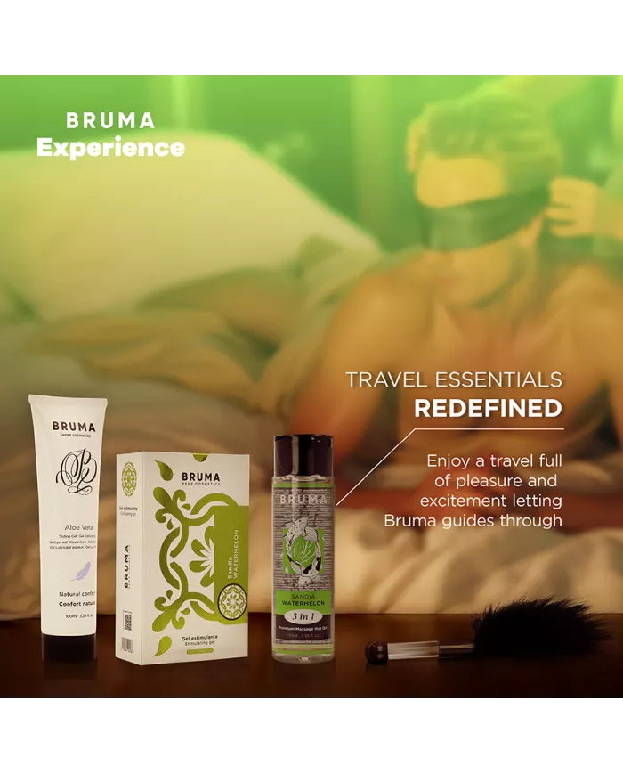 BRUMA XPERIENCE - KIT TENTATION PASTÈQUE DOUCE AVEC AMPLIFICATEUR D'ORGASME BRUMA XPERIENCE - KIT TENTATION PASTÈQUE DOUCE AVEC AMPLIFICATEUR D'ORGASME