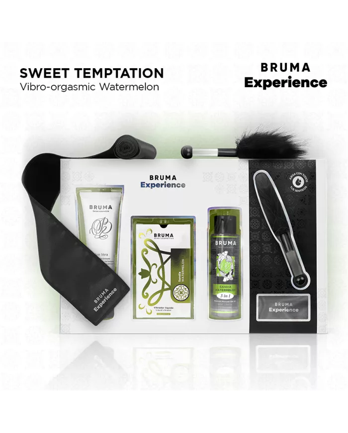 BRUMA XPERIENCE - KIT TENTATION DOUCE VIBRO-ORGASMIQUE PASTÈQUE BRUMA XPERIENCE - KIT TENTATION DOUCE VIBRO-ORGASMIQUE PASTÈQUE