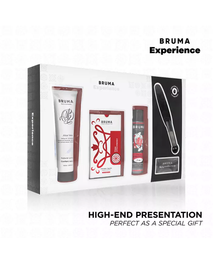 BRUMA XPERIENCE - KIT TENTATION VIBRO-ORGASMIQUE À LA FRAISE DOUCE