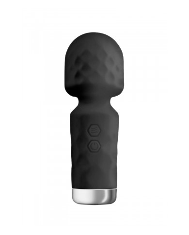 Mini vibromasseur King Wand noir