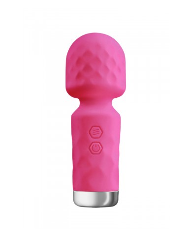 Mini vibromasseur King Wand rose