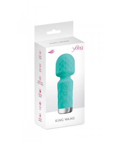 Mini vibromasseur King Wand vert