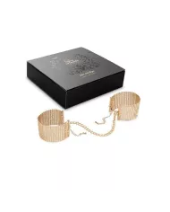 BIJOUX - DÉSIR MÉTALLIQUE MENOTTES MAILLE MÉTAL DORÉ BIJOUX - DÉSIR MÉTALLIQUE MENOTTES MAILLE MÉTAL DORÉ