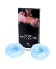 SECRETPLAY - MENOTTES DE MARABOU LUMIÈRE BLEUE SECRETPLAY - MENOTTES DE MARABOU LUMIÈRE BLEUE