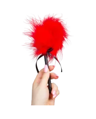 SECRETPLAY - DUSTER DE MARABOU ROUGE SECRETPLAY - DUSTER DE MARABOU ROUGE
