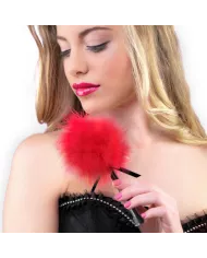 SECRETPLAY - DUSTER DE MARABOU ROUGE SECRETPLAY - DUSTER DE MARABOU ROUGE