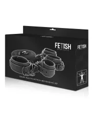 FETISH SUBMISSIVE - ENSEMBLE DE MENOTTES ET LIENS AVEC DOUBLURE EN NOPRÈNE FETISH SUBMISSIVE - ENSEMBLE DE MENOTTES ET LIENS AVEC DOUBLURE EN NOPRÈNE