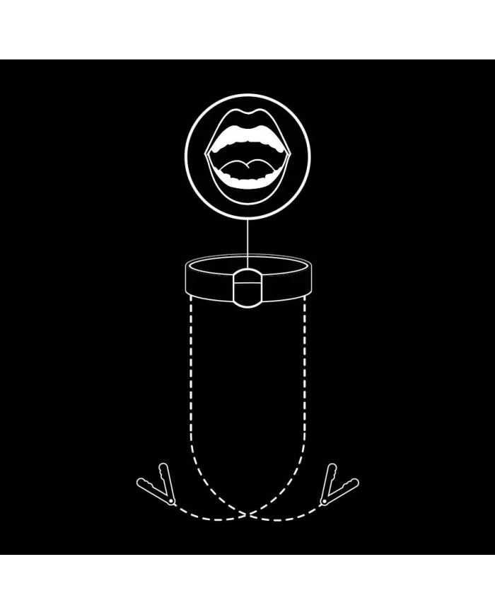 FETISH SUBMISSIVE - ANNEAU BILLON AVEC PINCES  TÉLÉMON FETISH SUBMISSIVE - ANNEAU BILLON AVEC PINCES  TÉLÉMON
