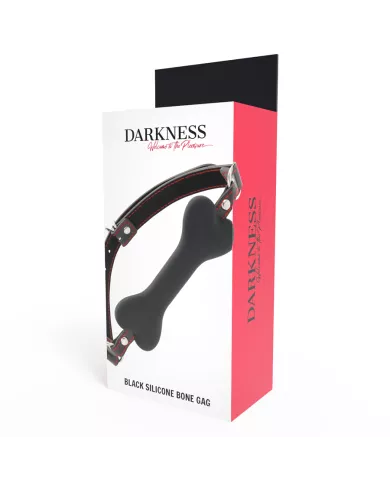 DARKNESS - BÂILLON EN SILICONE NOIR DARKNESS - BÂILLON EN SILICONE NOIR