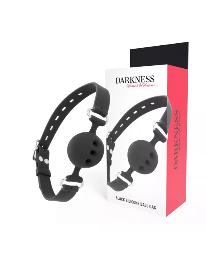 DARKNESS - BTON EN SILICONE RESPIRANT NOIR DARKNESS - BTON EN SILICONE RESPIRANT NOIR