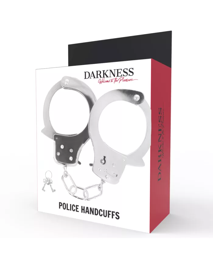 DARKNESS - MENOTTES EN MÉTAL AVEC CLÉS DARKNESS - MENOTTES EN MÉTAL AVEC CLÉS