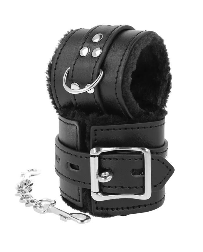 DARKNESS - MENOTTES BDSM DOUBLÉES NOIRES DARKNESS - MENOTTES BDSM DOUBLÉES NOIRES