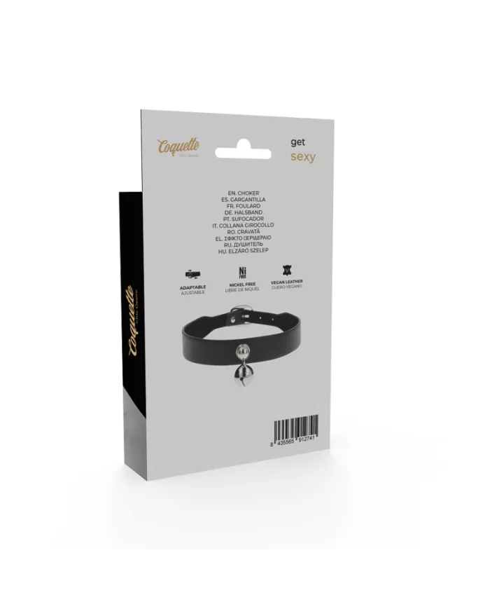 COQUETTE CHIC DESIRE - COLLIER EN CUIR VEGAN FEMME HOCHET ACCESSOIRE COQUETTE CHIC DESIRE - COLLIER EN CUIR VEGAN FEMME HOCHET ACCESSOIRE