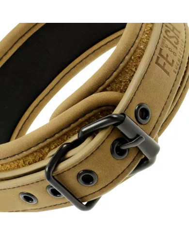 FETISH SUBMISSIVE ORIGIN - COLLIER CHAÎNE DOUBLÉE DE NÉOPRÈNE FETISH SUBMISSIVE ORIGIN - COLLIER CHAÎNE DOUBLÉE DE NÉOPRÈNE