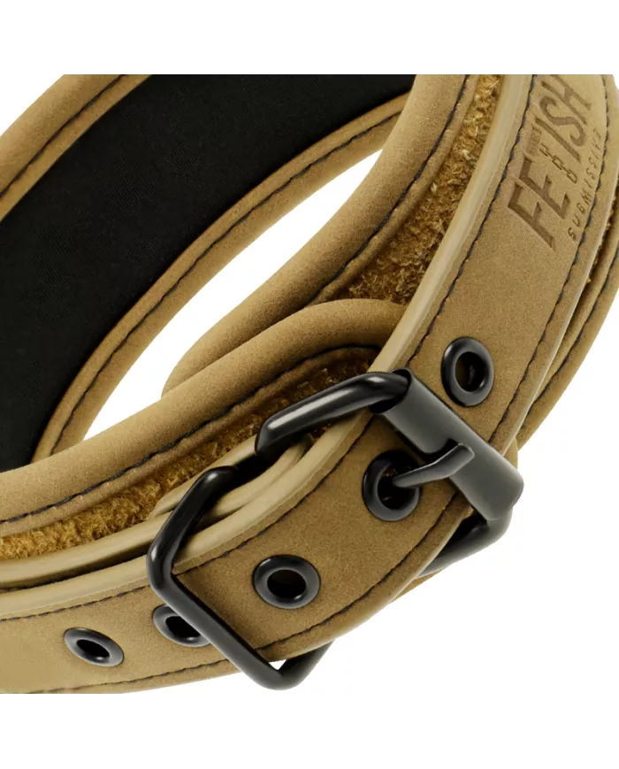 FETISH SUBMISSIVE ORIGIN - COLLIER CHAÎNE DOUBLÉE DE NÉOPRÈNE FETISH SUBMISSIVE ORIGIN - COLLIER CHAÎNE DOUBLÉE DE NÉOPRÈNE