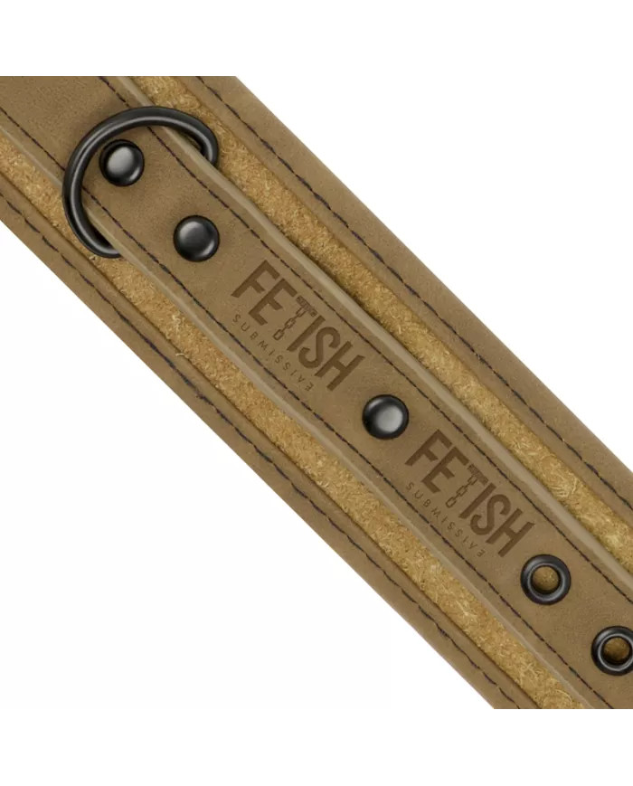 FETISH SUBMISSIVE ORIGEN - MENOTTES DE CHEVILLE EN CUIR VÉGÉTALIEN AVEC DOUBLURE EN NÉOPRÈNE FETISH SUBMISSIVE ORIGEN - MENOTTES DE CHEVILLE EN CUIR VÉGÉTALIEN AVEC DOUBLURE EN NÉOPRÈNE